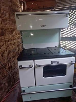 Defy Ruby Wood Burning Stove  Stove cleaned & repaired fired up to see if in good working