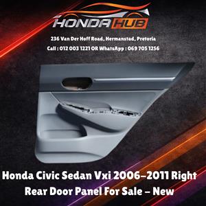 Honda Civic Sedan Vxi 2006-2011 Right Rear Door Panel For Sale - New