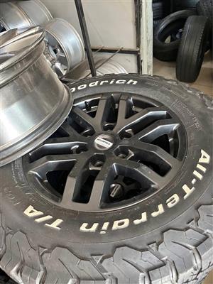 Ford Raptor 17” Mag Rims (With Used Tyres)