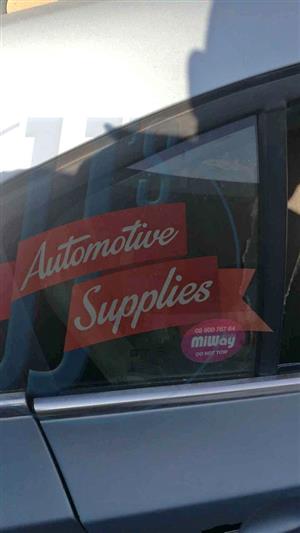 Chev Cruze right hand side rear quarter glass for sale