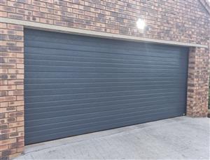 Alilinium double garage door 