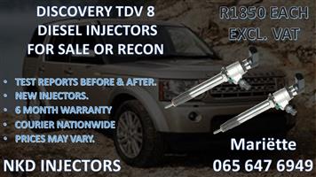 NATIONWIDE DIESEL INJECTORS DISCOVERY TDV 8