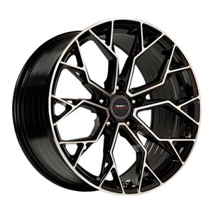 19″ A-Line Noble 5×120 Black Machine Face Alloy Wheels