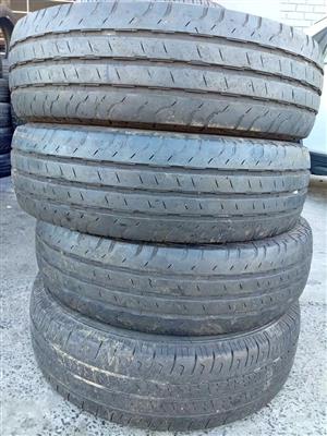 195/75/16c 3 Continental and 1 Sava