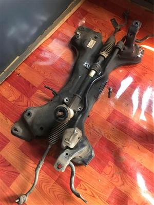 Kia Rio sub frame and steering rack G4FA