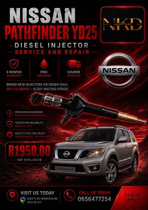 Service_your_NIssan_Pathfinder_YD25_Diesel_Injectors_NKD