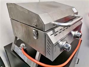 Megamaster Origin Series 2 Burner Table Top Gas Braai Good Condition  Only 1 in stock