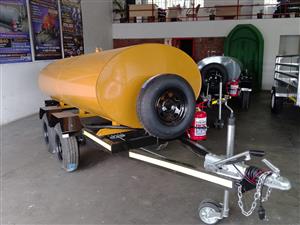3000L DOUBLE AXLE MILD STEEL DIESEL TANKER 3 TON WITH INSPECTION QUICK OPENNING