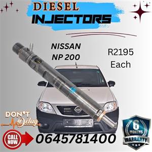 NISSAN NP200 DIESEL INJECTORS