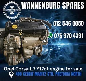 Opel Corsa 1.7 Y17dt Engine