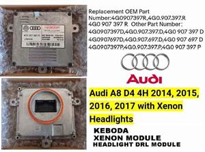 Audi A8 Headlight Xenon Ballast control module