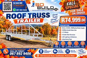 Roof Truss Trailer for sale on order