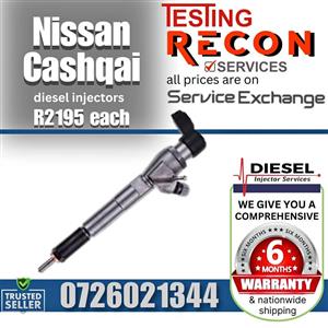 Nissan Cashqai diesel injectors for sale