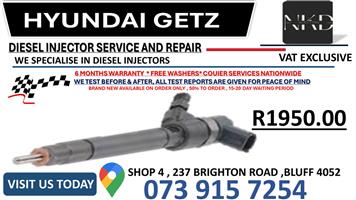Hyundai Getz Diesel Injectors 