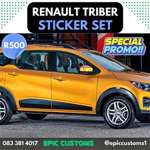 Renault Triber Sticker Set. | Junk Mail Marketplace