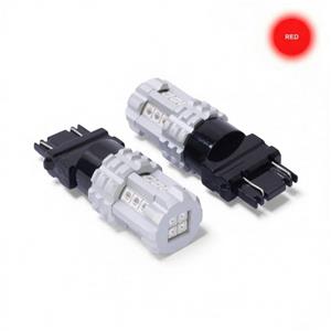 SMD LED Replacement Bulb - Type T25 3157 Wedge Red (pair)