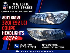 2011 BMW 320i E92 LCI Coupe Headlights for Sale – Used