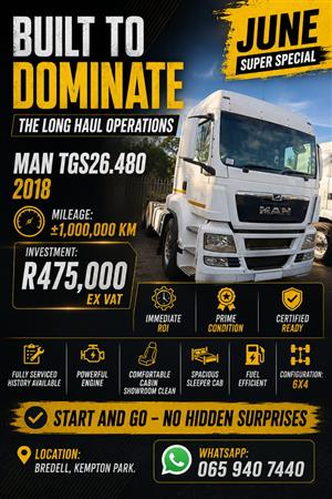 MAN TGS 26.480  - Drive Away 