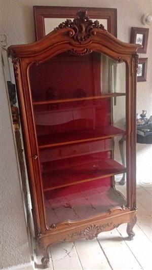 SPECTACULARLY ELEGANT AMOIRE ANTIQUE CABINET - Superb Craftsmanship  CRESTAnegotiable
