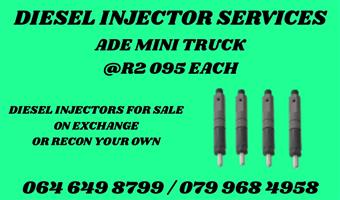 We can recon your diesel injectors warranty and copper washers included