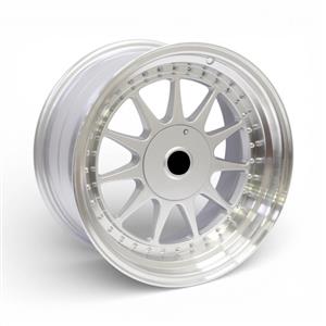 17″ NDT-BBS 4/100 & 4/114 Silver Machine Lip Alloy Wheels