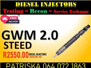 GET YOUR DIESEL INJECTORS FOR GWM 2.0 STEED NEW OR RECON