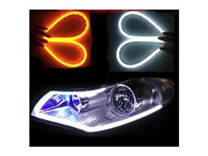 450mm Flexible DRL Light stripe with indicator (pair)