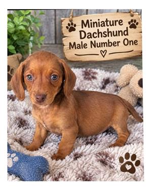 Miniature dachshund puppies