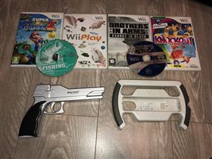 Wii console and accessories 