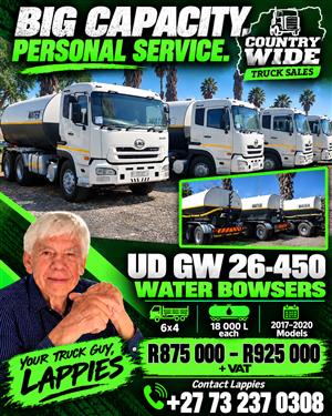 Water Bowsers Trucks 