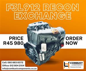 F3L912 Engine Deutz - Recon Exchange