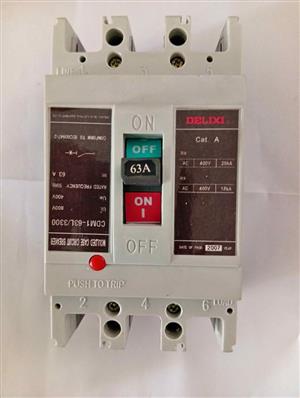 63Amp 3p 400v Circuit Breaker New