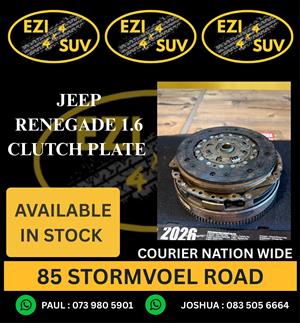 USED JEEP RENEGADE 1.6 CLUTCH PLATE CONTACT F/PRICE