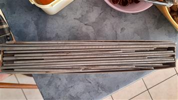 Stellite hardfacing rods.