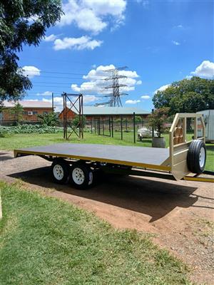 5m Flatbed Trailer for sale on order