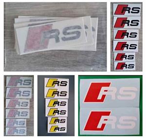 Audi RS caliper stickers decals sets