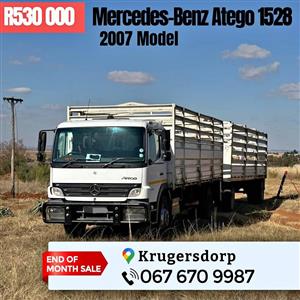 2007 - Mercedes Benz Atego 1528 Livestock Truck on Sale | Cash Deal