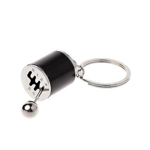 Key Chain Gear Shift Black