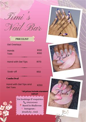 nail tech services