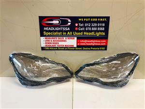 Mercedes Benz W207 left and right headlight replacement lens 