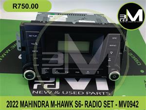 RADIO SET- 2022 MAHINDRA M-HAWK S6