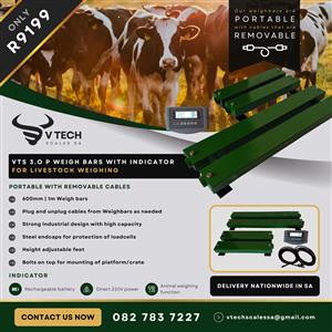 Livestock Scale - Weigh Bars and Indicator