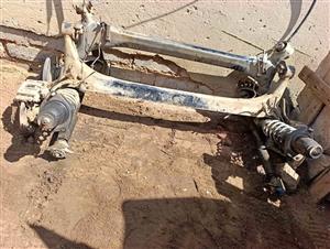 Toyota Corolla rear axel   no shocks no springs