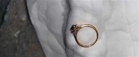 1 carat black diamond 18 carat gold ring. Make me an offer.