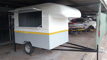 Vending trailer. 