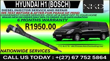 Hyundai H1 Bosch Diesel Injectors on Repair