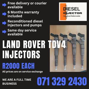 LAND ROVER TDV4 INJECTORS FOR SALE WITH WARRANTY 