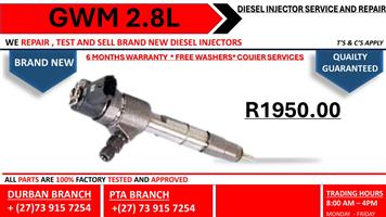 GWM 2.8L Diesel Injectors 