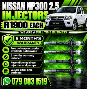 NISSAN NP300 2.5 INJECTORS FOR SALE WITH WARRANTY 