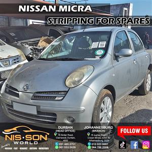 Nissan Micra Stripping For Spares